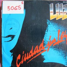 Discos de vinilo: LUZ - CIUDAD SIN LEY / VOY (SINGLE PROMO ESPAÑOL, ZAFIRO 1983)