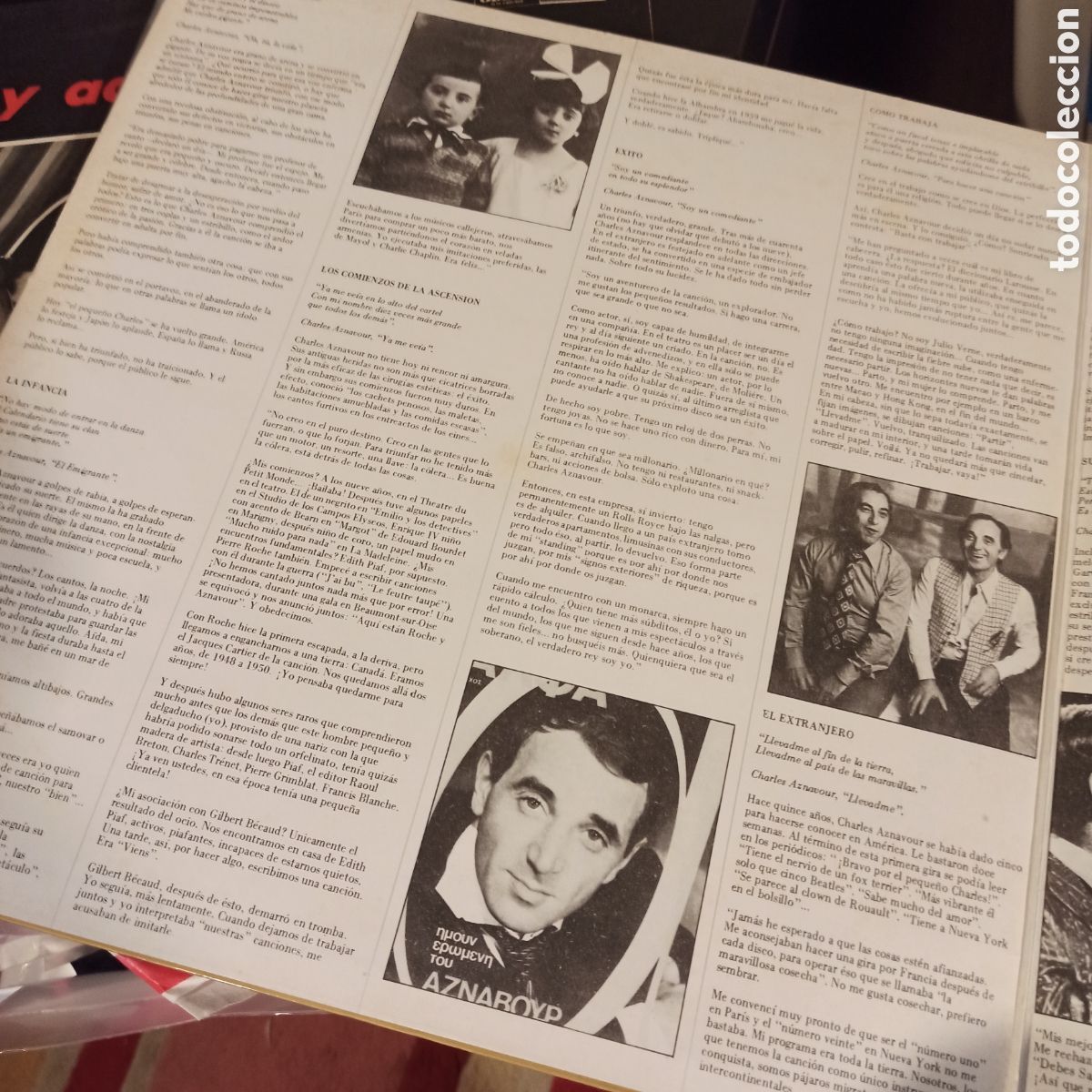 Discos de vinilo: Charles Aznavour &ndash; Oro (2xLPS) - Foto 2