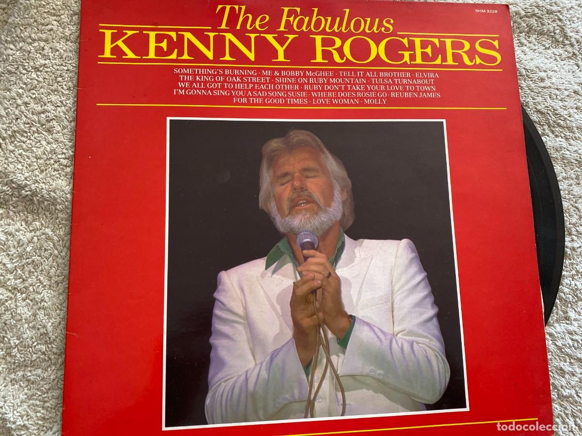 Discos de vinilo: LP KENNY ROGERS-THE FABULOUS - Foto 1