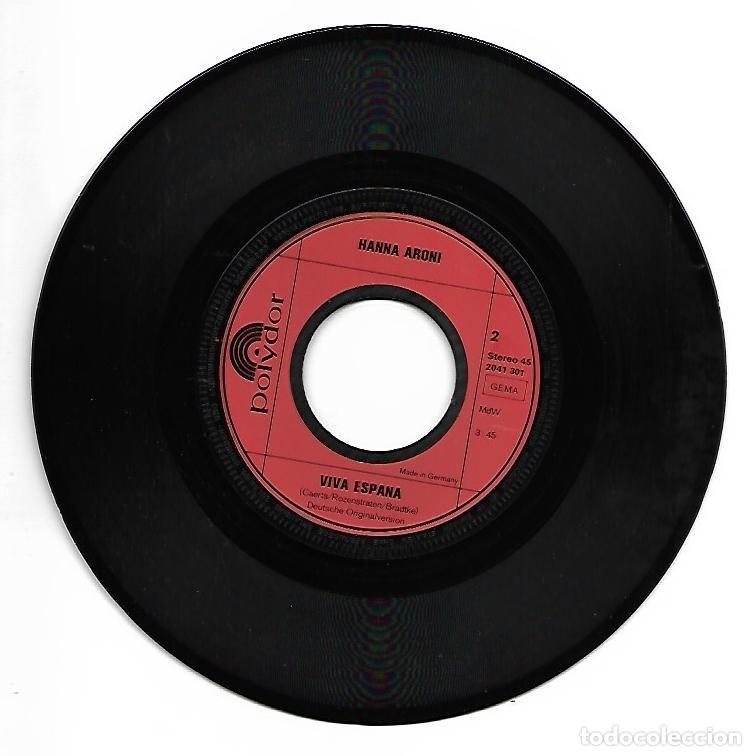 Discos de vinilo: HANNA ARONI - VIVA ESPA&Ntilde;A - POLYDOR - Foto 3