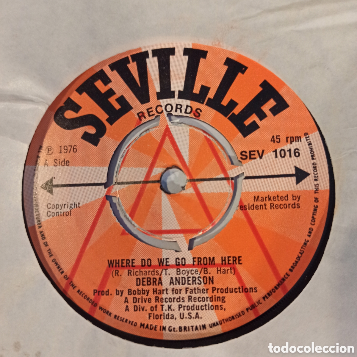 Discos de vinilo: Debra Anderson &lrm;&ndash; Where Do We Go From Here (Promo) - Foto 1