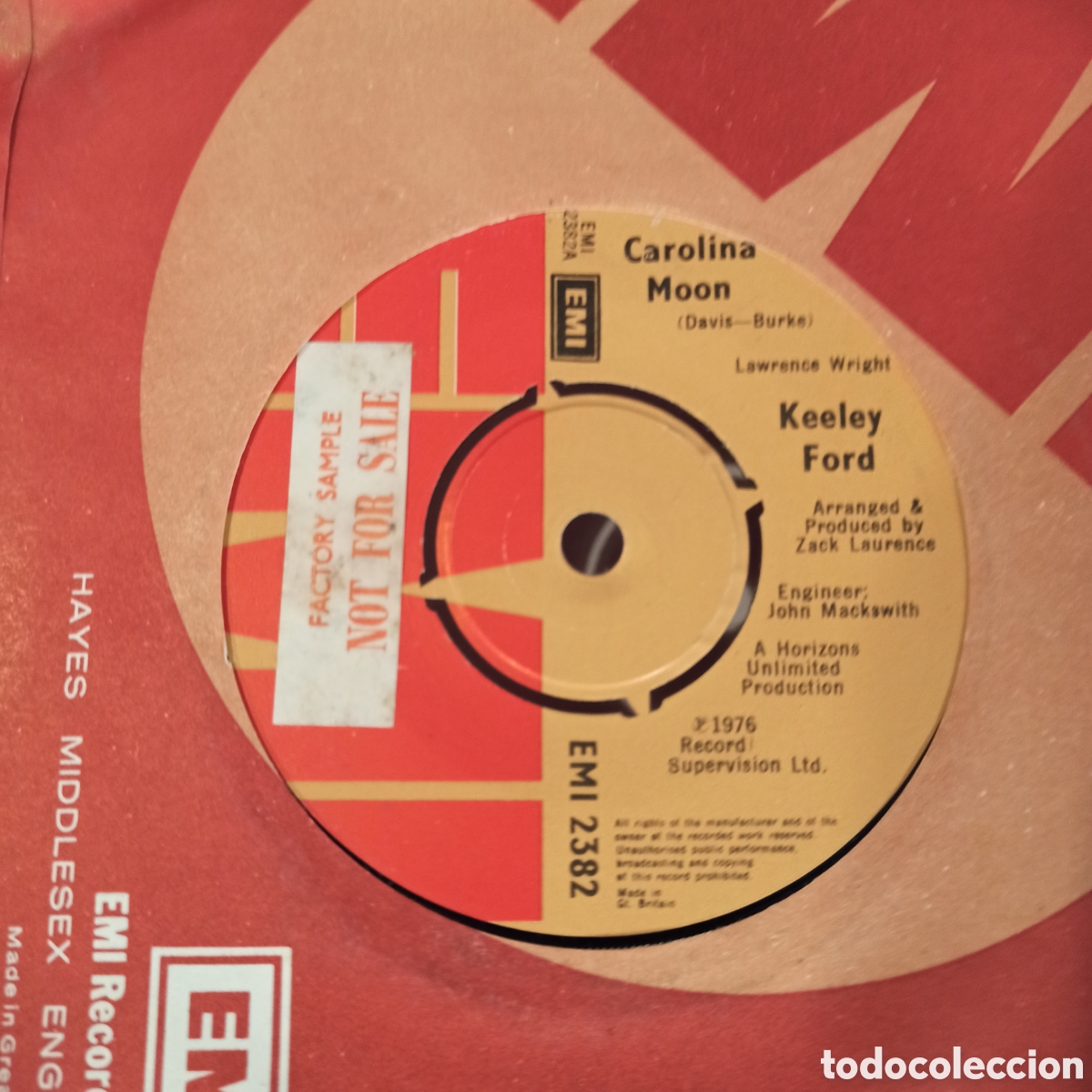 Discos de vinilo: Keeley Ford &ndash; Carolina Moon (Promo) - Foto 1