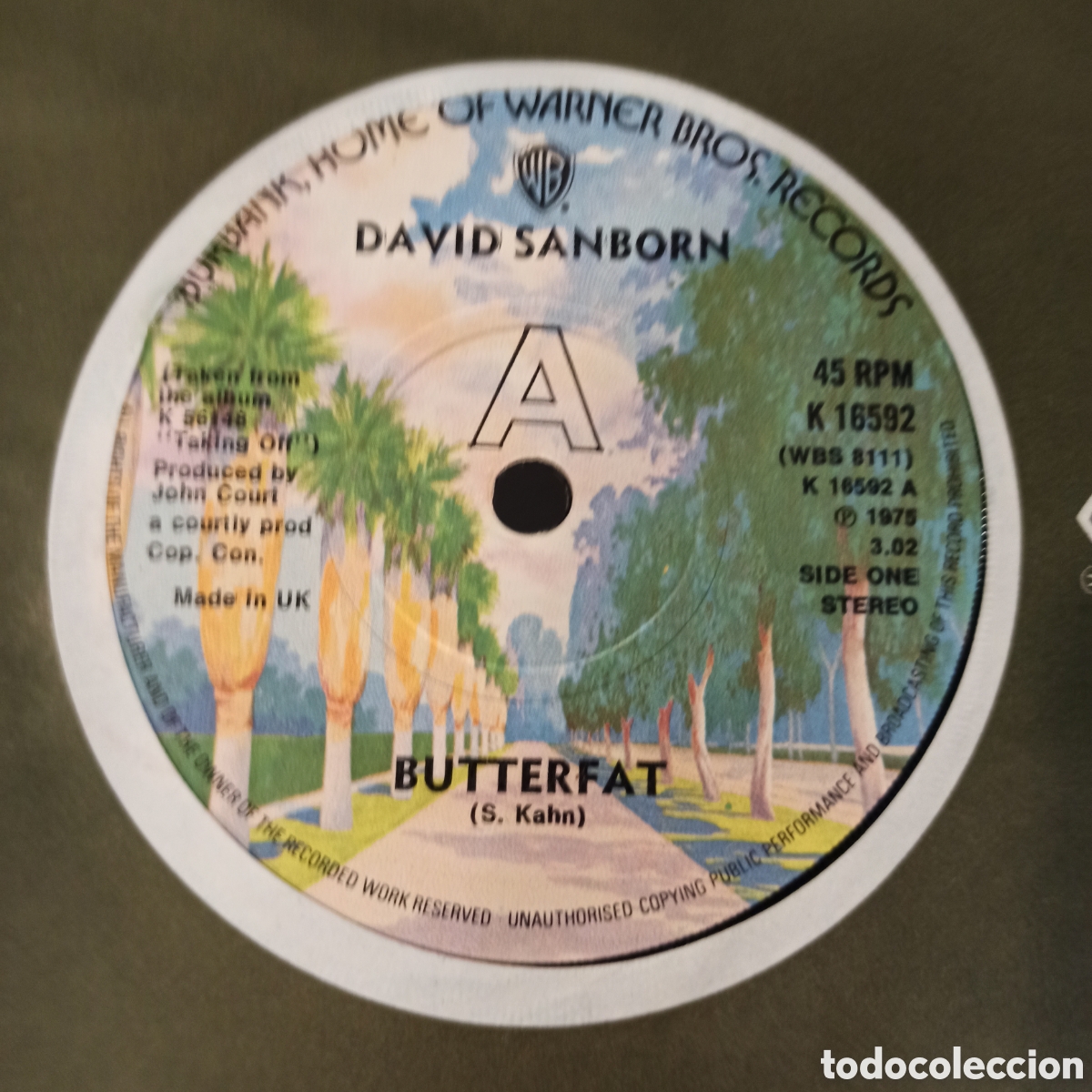 Discos de vinilo: David Sanborn &lrm;&ndash; Butterfat - Foto 1
