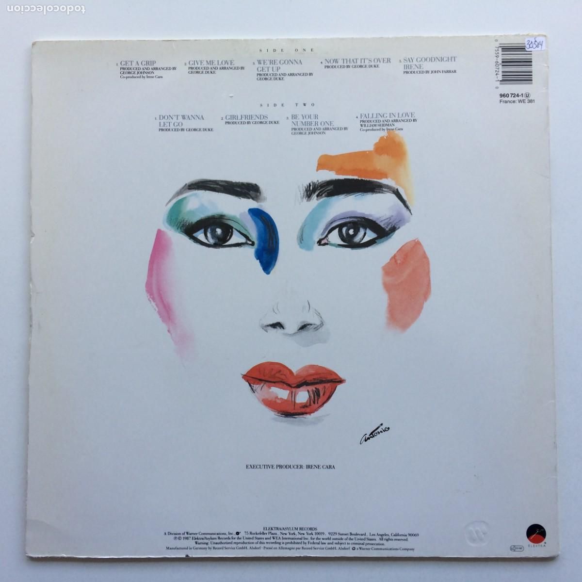 Discos de vinilo: Irene Cara &lrm;&ndash; Carasmatic , Germany 1987 Elektra - Foto 2