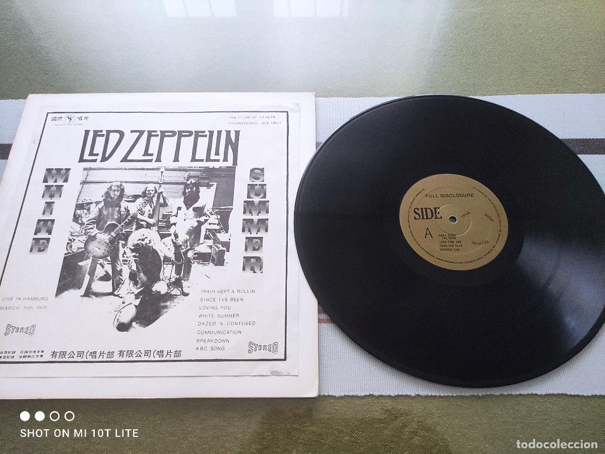 joya dificil/muy raro lp led zeppelin - live in - Acquista Dischi LP di  musica heavy metal su todocoleccion