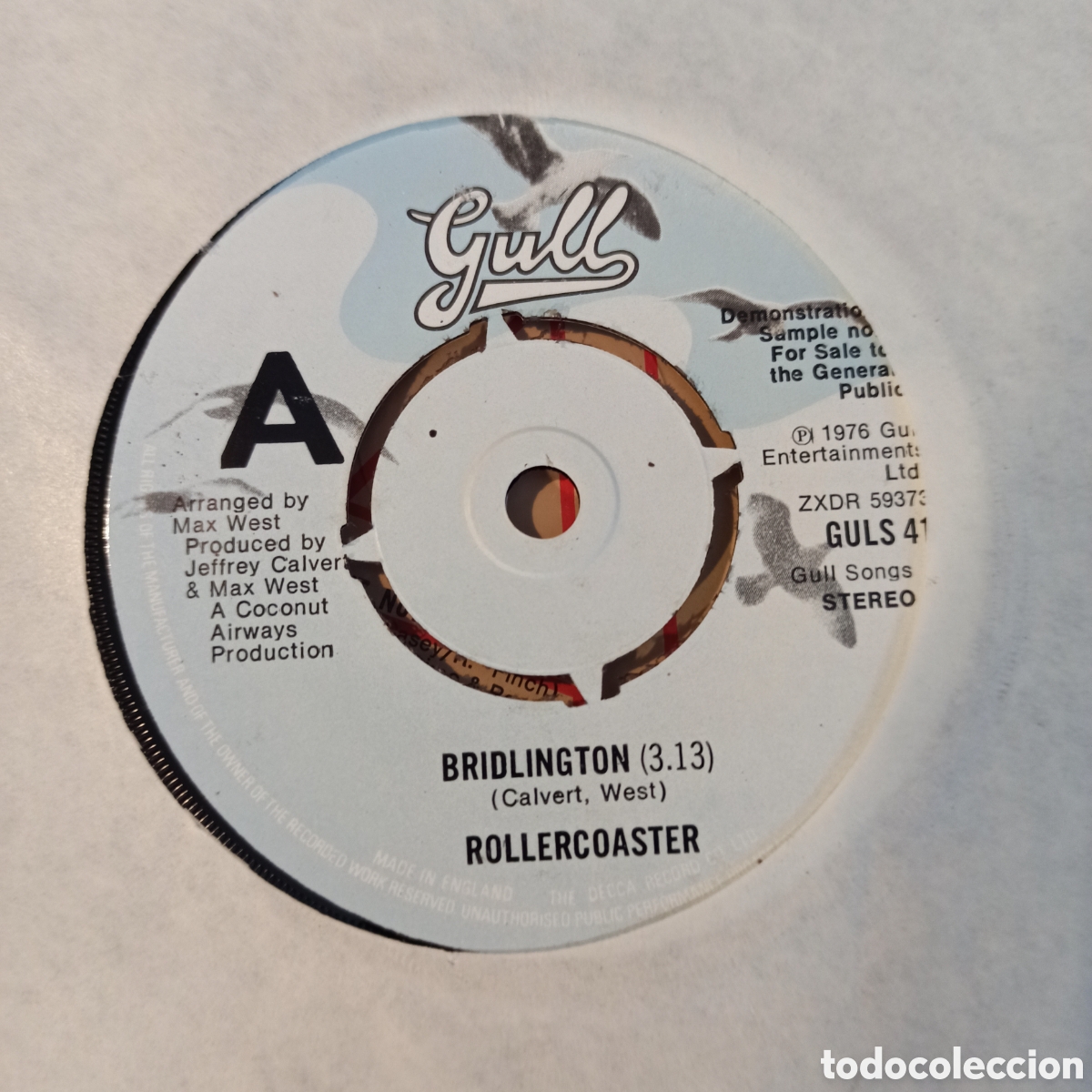 Discos de vinilo: Rollercoaster &ndash; Bridlington / Eternity Isle (Promo) - Foto 1