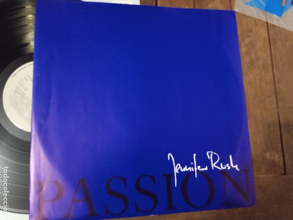Discos de vinilo: JENNIFER RUSH. LP. PASSION. MADE SPAIN. 1988 - Foto 5