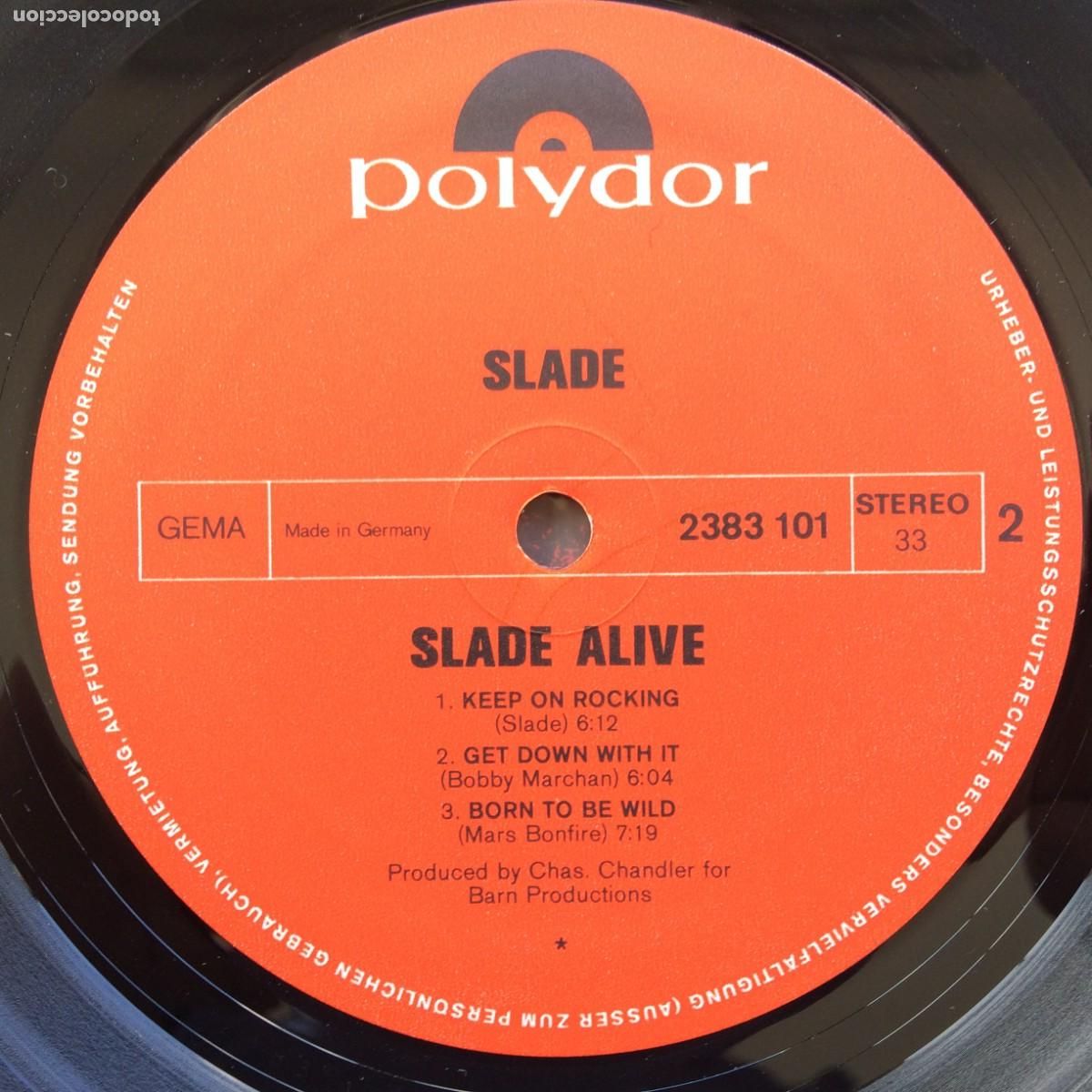 Discos de vinilo: Slade &lrm;&ndash; Slade Alive! , Germany 1972 Polydor - Foto 4