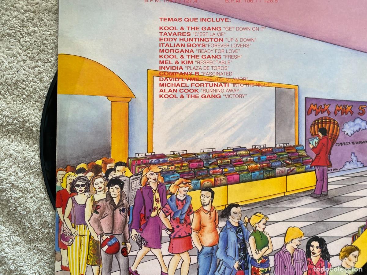 Discos de vinilo: LP DOBLE-MAX MIX 5 - 2&ordf; PARTE - VARIOS - Foto 2