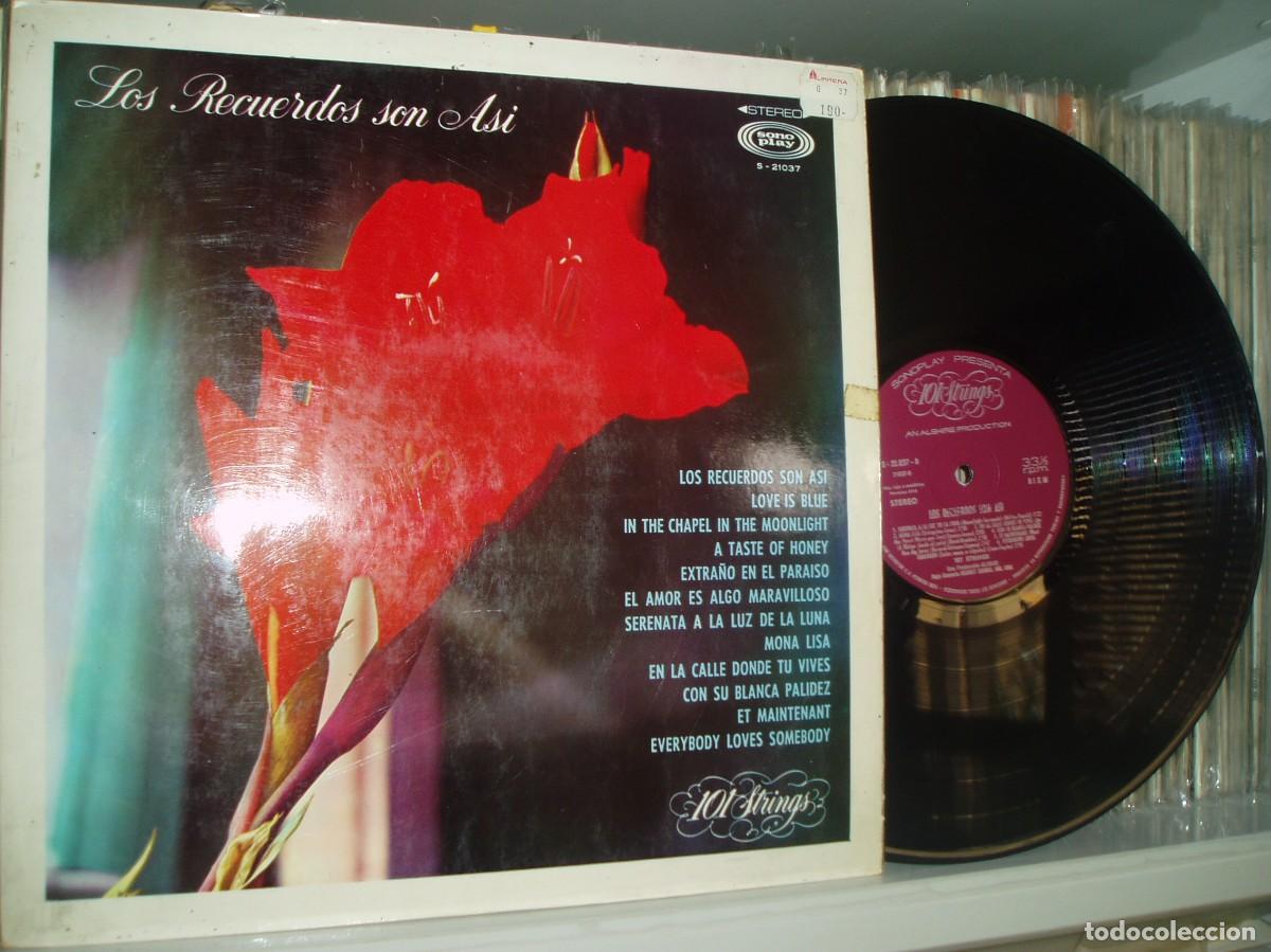 Discos de vinilo: 101 STRINGS LP LOS RECUERDOS SON AS&Iacute; 1968 ESPA&Ntilde;A - Foto 1