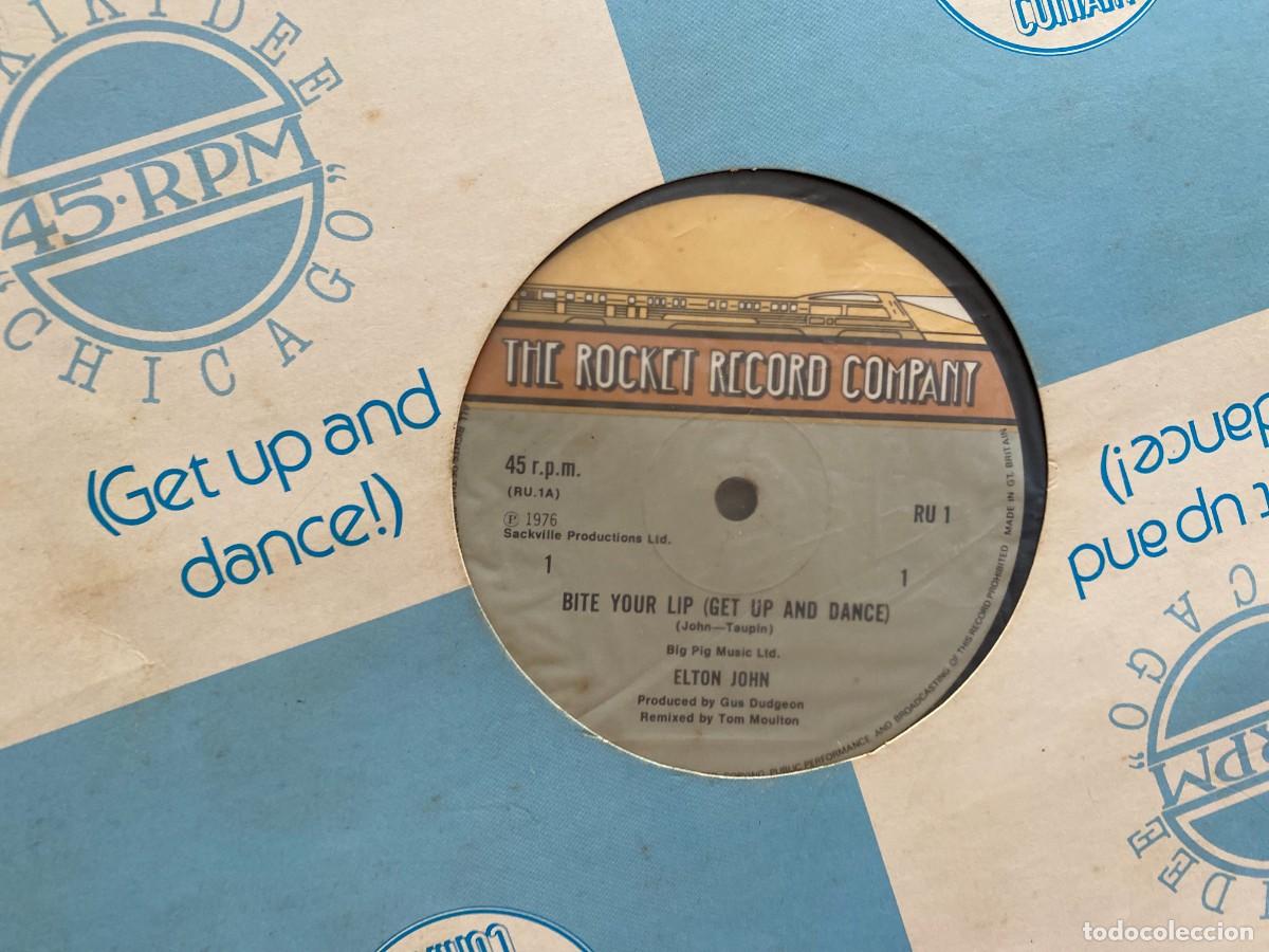 Discos de vinilo: L12 MAXI - ELTON JOHN -BITE TOUR LIP.. - Foto 1
