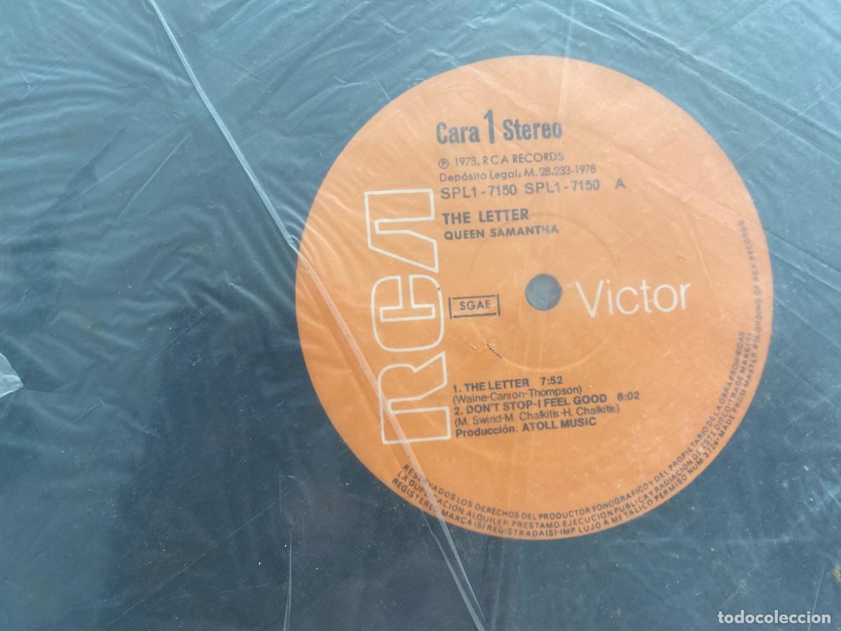Discos de vinilo: 12 MAXI - THE LETTER - QUEEN SAMANTHA - Foto 1