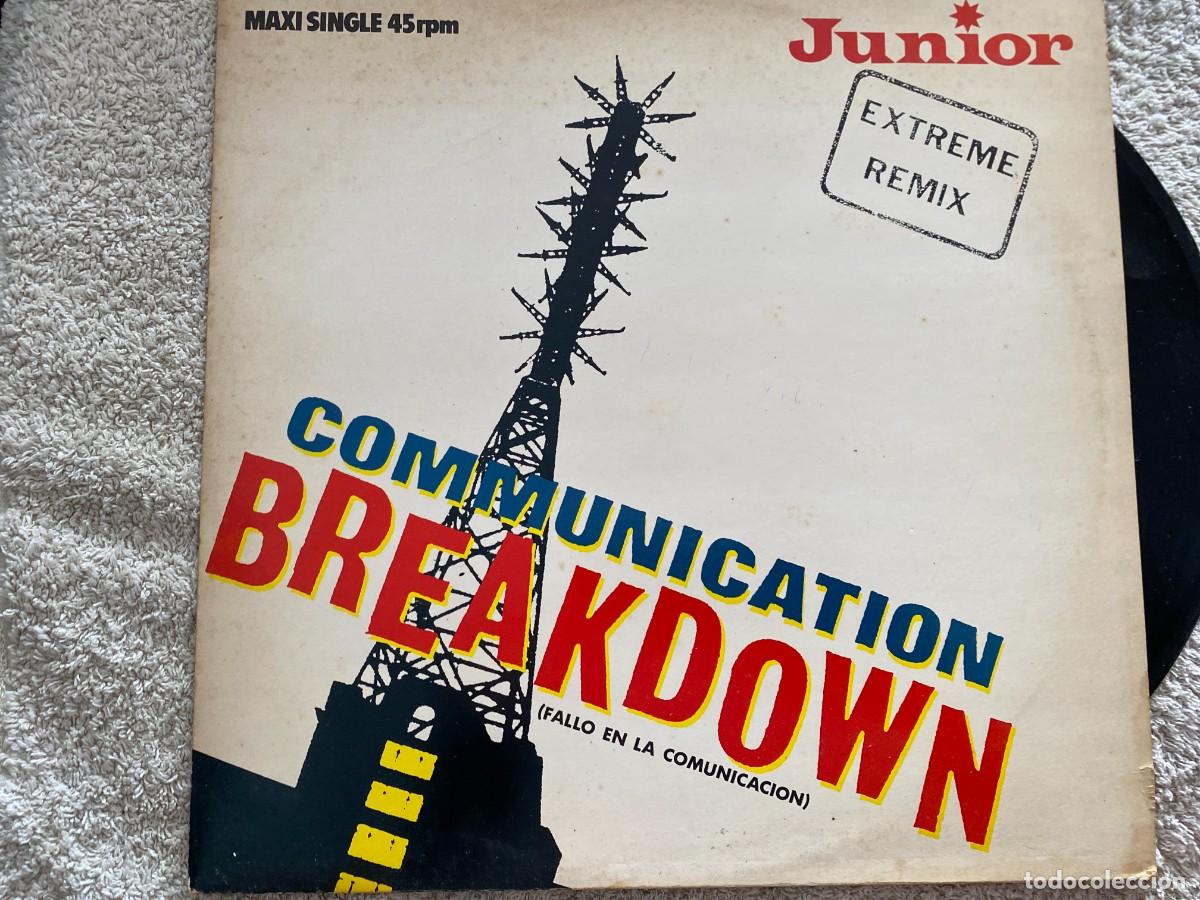 Discos de vinilo: 12 MAXI - JUNIOR - COMMUNICATION BREAKDOWN - Foto 1
