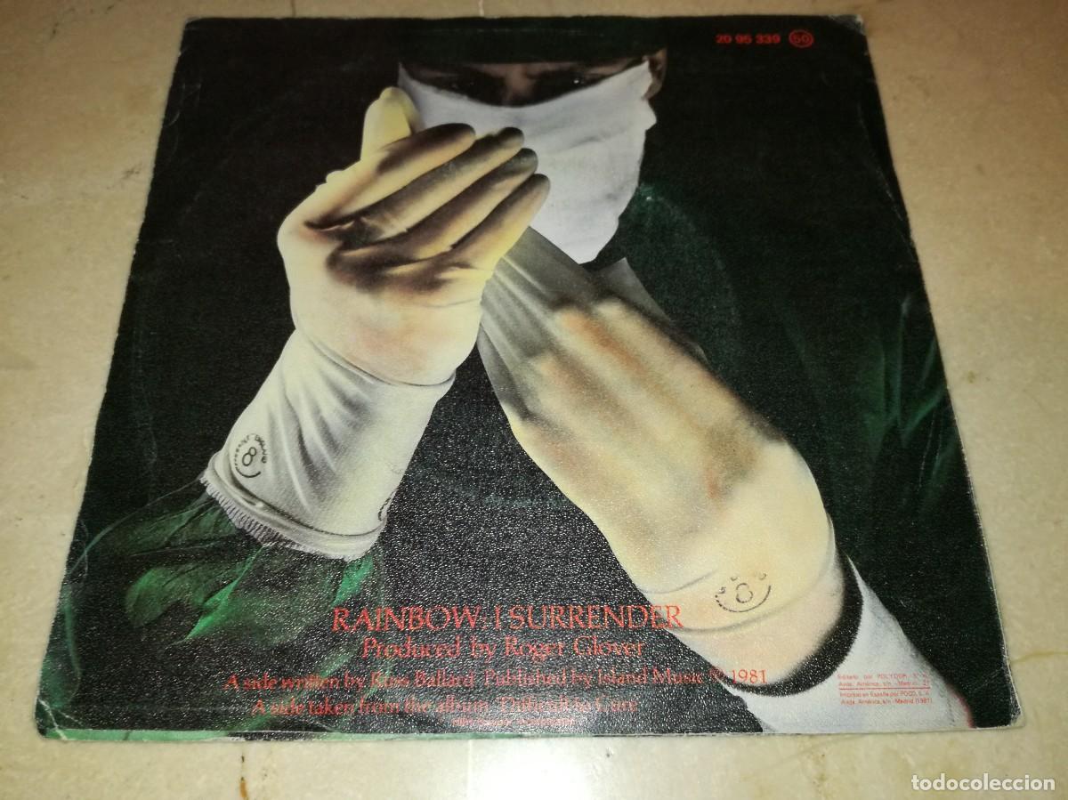 Discos de vinilo: RAINBOW-I SURRENDER-ORIGINAL ESPA&Ntilde;OL 1981 - Foto 2
