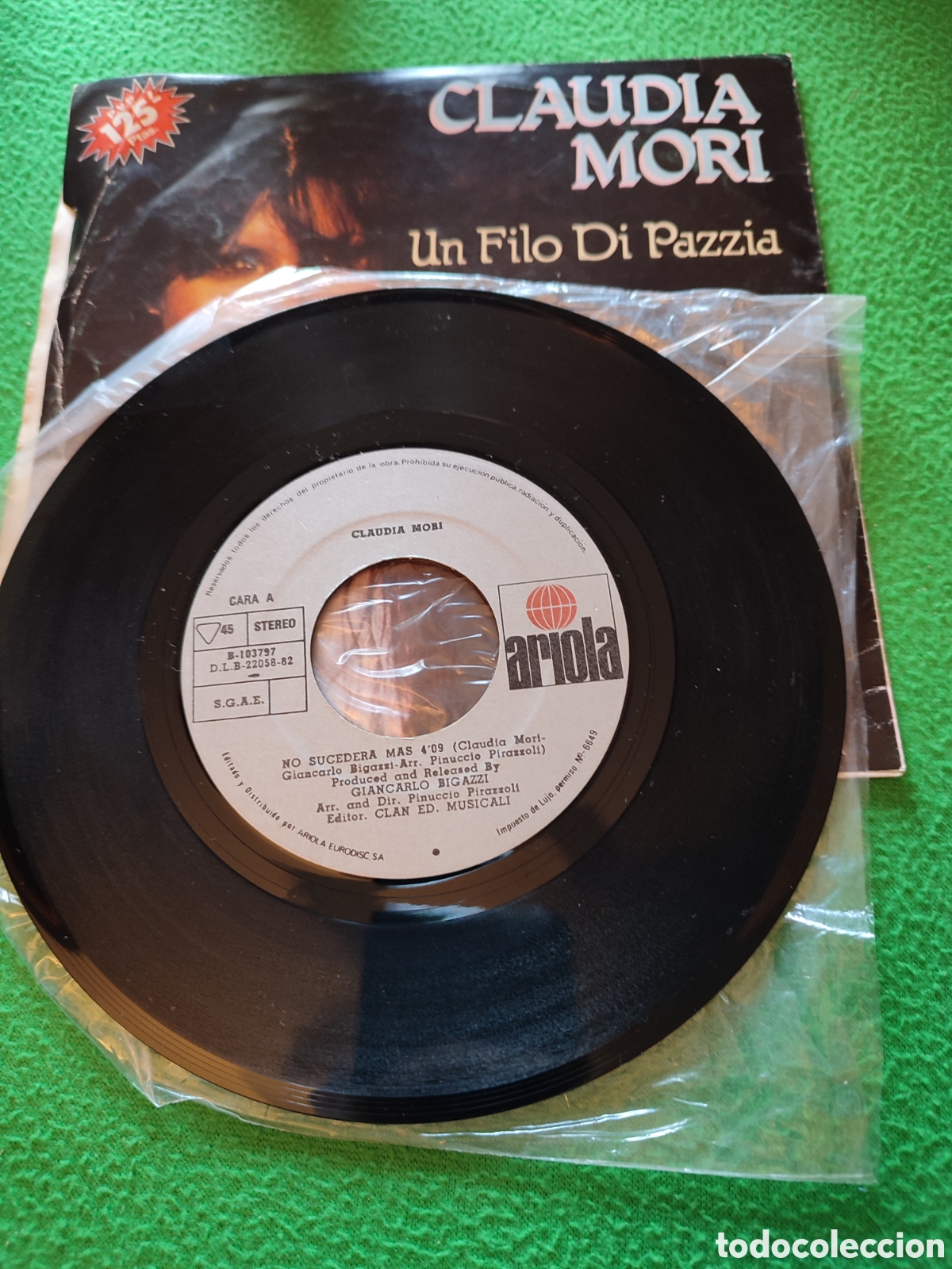 Discos de vinilo: Claudia Mori - No suceder&aacute; m&aacute;s - Foto 2