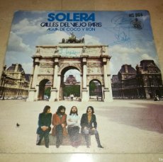 Discos de vinilo: SOLERA-CALLES DEL VIEJO PARIS-ORIGINAL 1973
