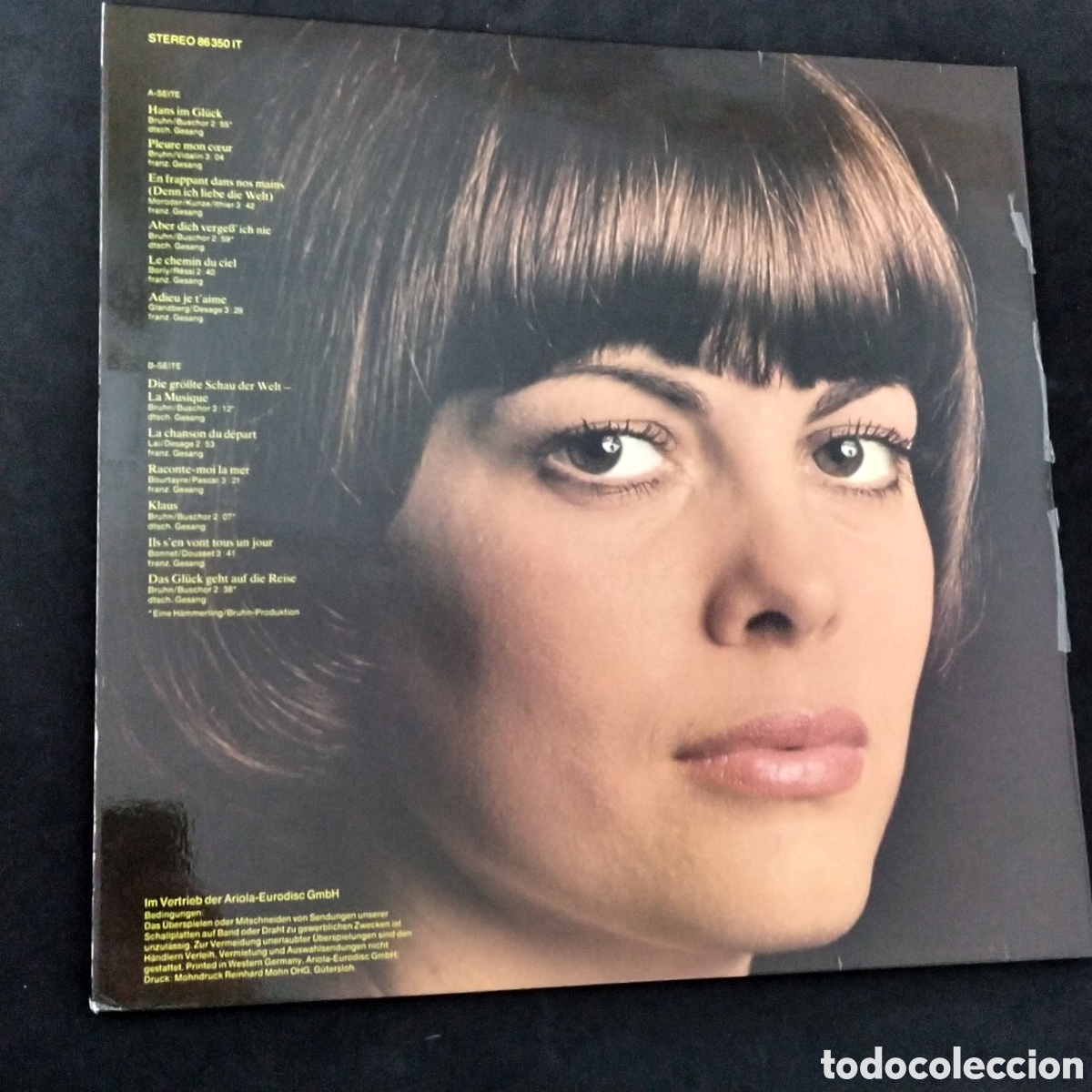 Discos de vinilo: MIREILLE MATHIEU - LP - CARPETA DOBLE ABIERTA GATEFOLD CON LIBRETO - RARO - MIREILLE MATHIEU - Foto 2