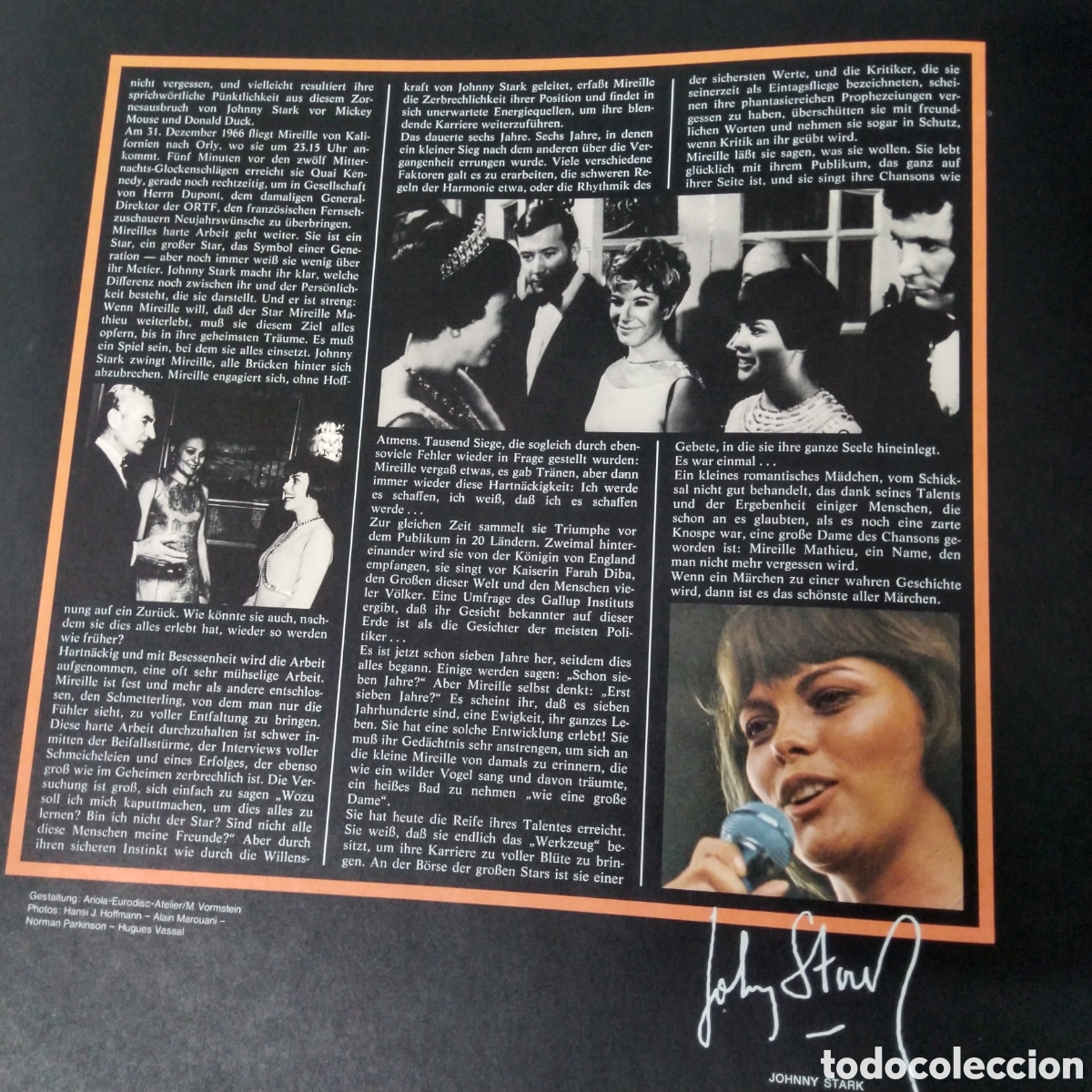 Discos de vinilo: MIREILLE MATHIEU - LP - CARPETA DOBLE ABIERTA GATEFOLD CON LIBRETO - RARO - MIREILLE MATHIEU - Foto 8