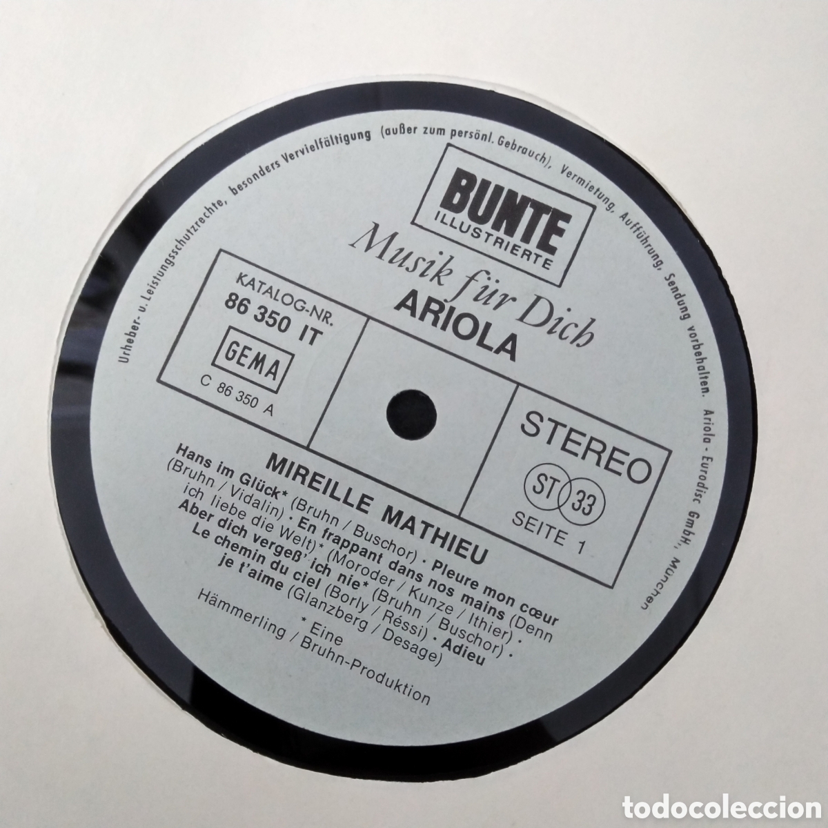 Discos de vinilo: MIREILLE MATHIEU - LP - CARPETA DOBLE ABIERTA GATEFOLD CON LIBRETO - RARO - MIREILLE MATHIEU - Foto 11