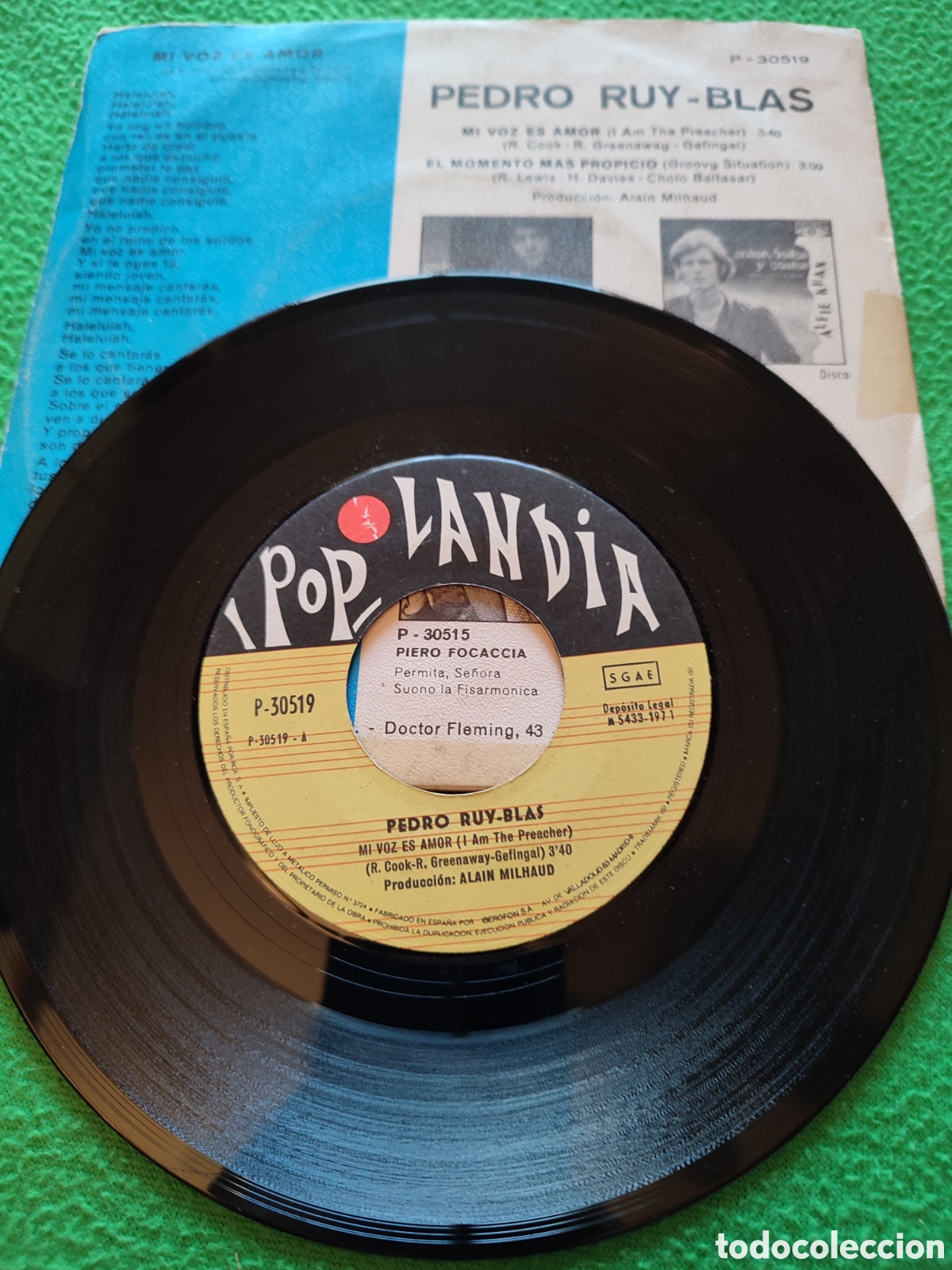 Discos de vinilo: Pedro Ruy-Blas - Mi voz es amor - Foto 2