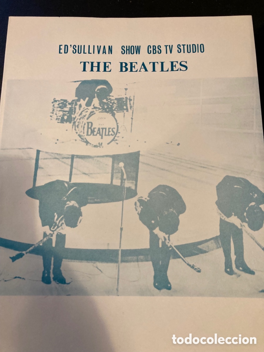 Discos de vinilo: LP Beatles. Ed Sullivan Show CBS TV Studio - Foto 3