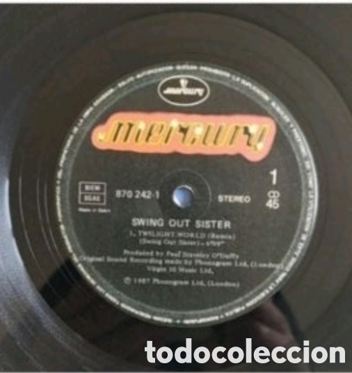 Discos de vinilo: Maxi Single Swing out sister.Twilight World (Remix) - Foto 3