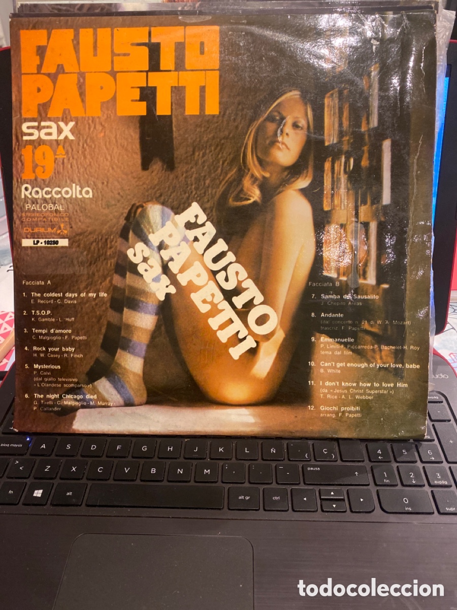 Discos de vinilo: FAUSTO PAPETTI - 19&ordf; RACCOLTA LP SPAIN - Foto 1