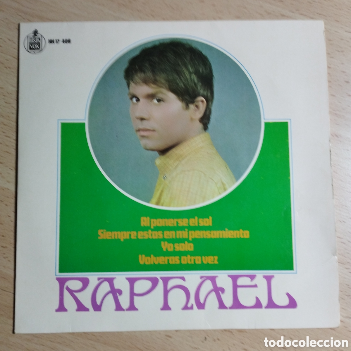 Discos de vinilo: EP 7&rdquo; Raphael 1967 Al ponerse el sol + 3 - Foto 1