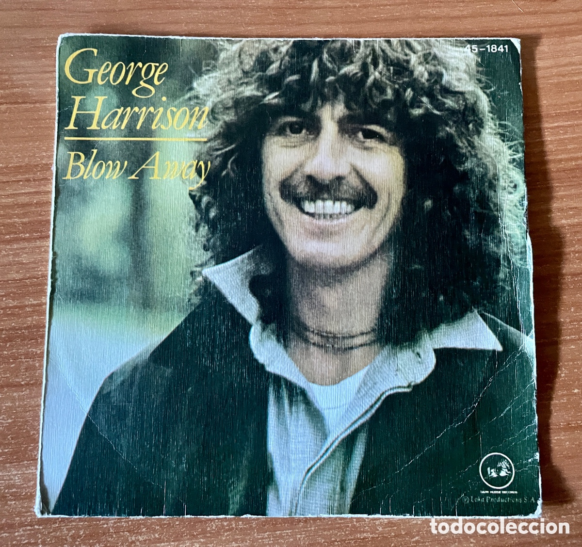 Discos de vinilo: George Harrison - Blow Away / single vinilo 7&rdquo; - Foto 1