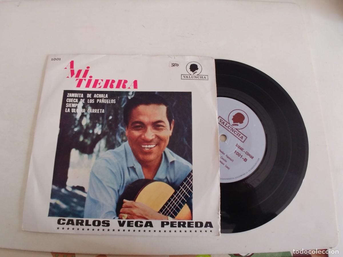 Discos de vinilo: CARLOS VEGA PEREDA-EP A MI TIERRA - Foto 1