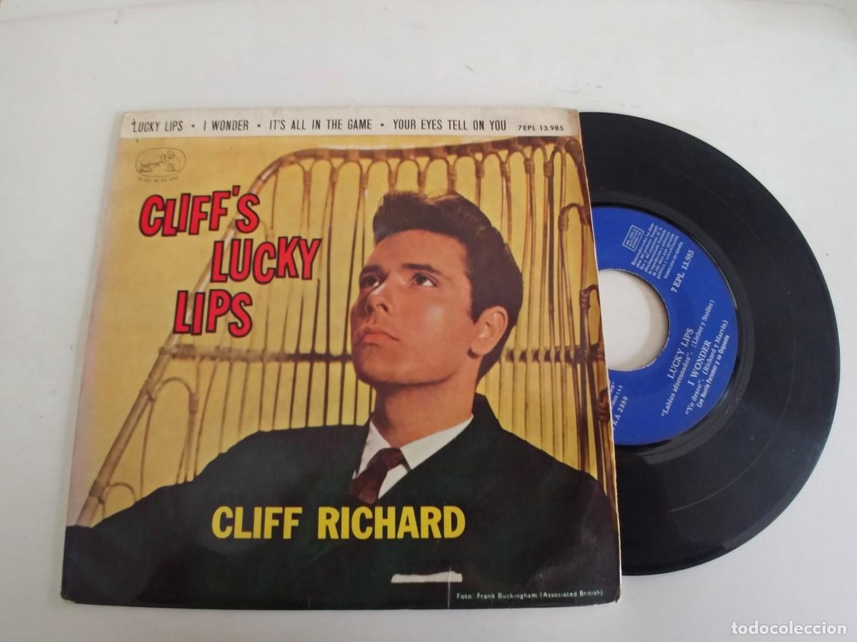 Discos de vinilo: CLIFF RICHARD-EP LUCKY LIPS +3 - Foto 1