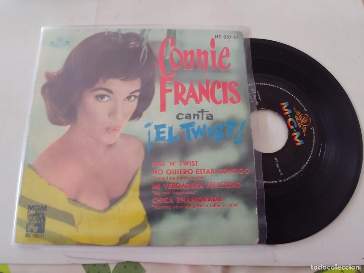 Discos de vinilo: CONNIE FRANCIS-EP EL TWIST - Foto 1