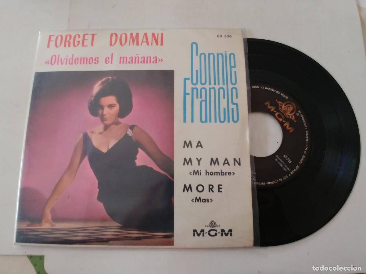 Discos de vinilo: CONNIE FRANCIS-EP FORGET DOMANI +3-NUEVO - Foto 1