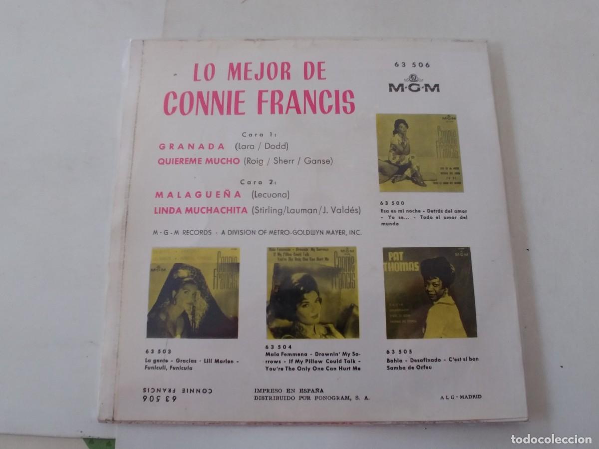 Discos de vinilo: CONNIE FRANCIS-EP GRANADA +3 - Foto 2