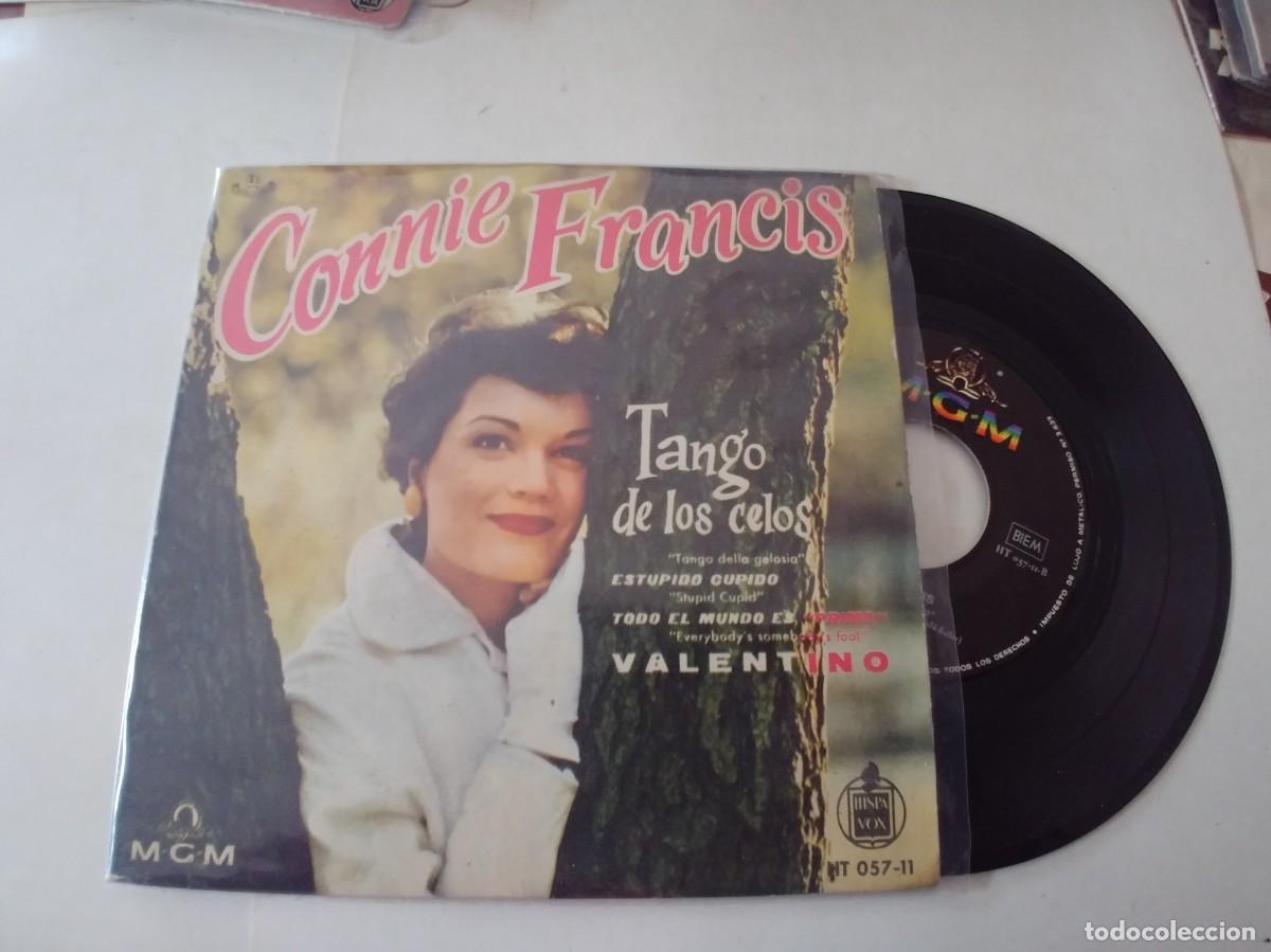 Discos de vinilo: CONNIE FRANCIS-EP TANGO DE LOS CELOS +3-NUEVO - Foto 1