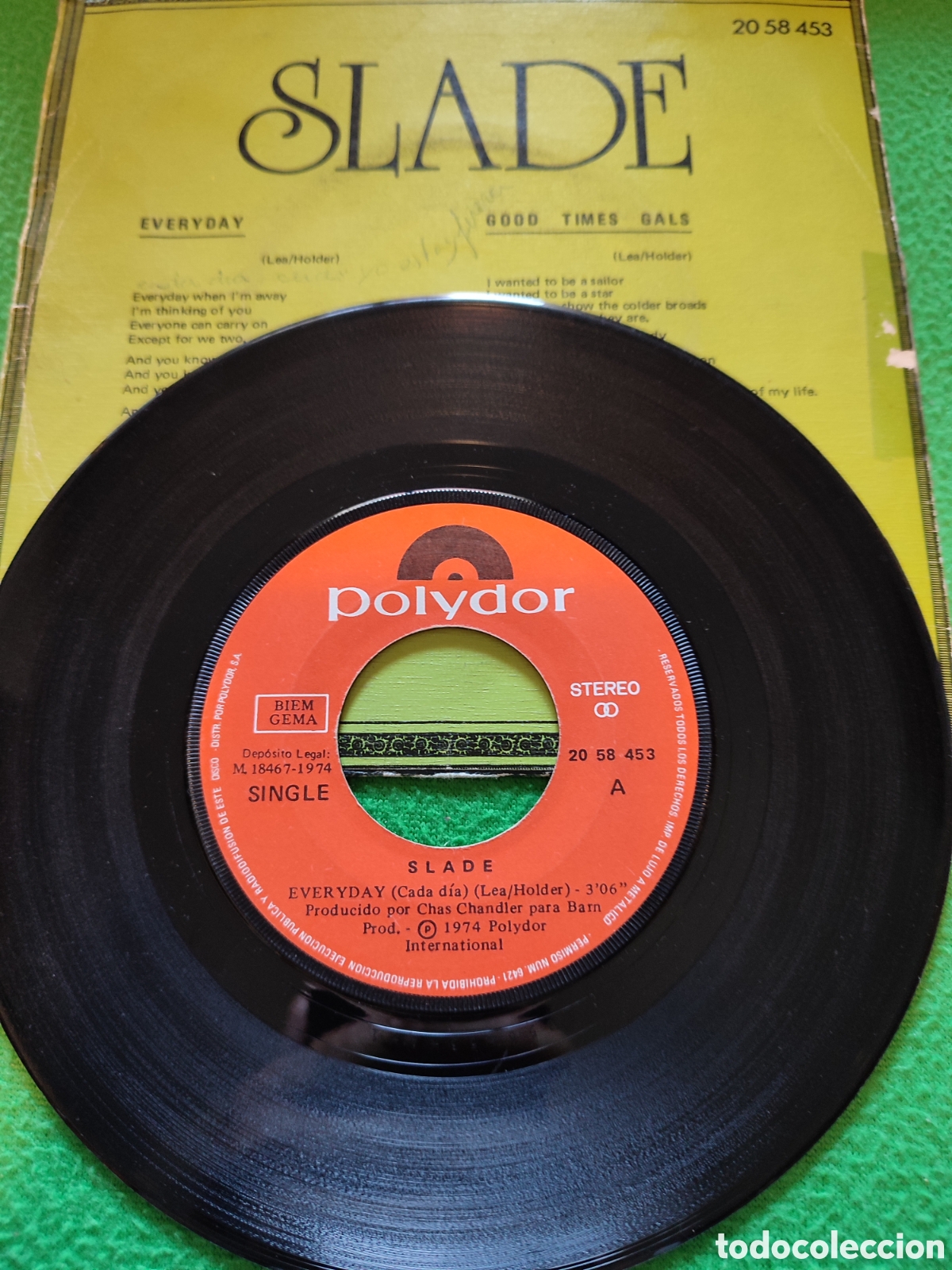 Discos de vinilo: Slade - Everyday edici&oacute;n espa&ntilde;ola - Foto 2