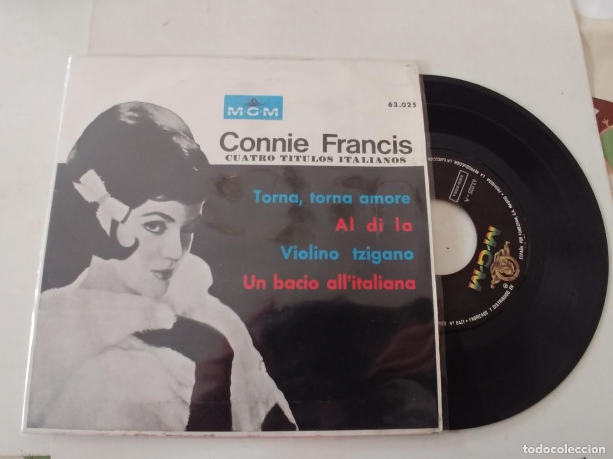 Discos de vinilo: CONNIE FRANCIS-EP TORNA TORNA AMORE +3 - Foto 1