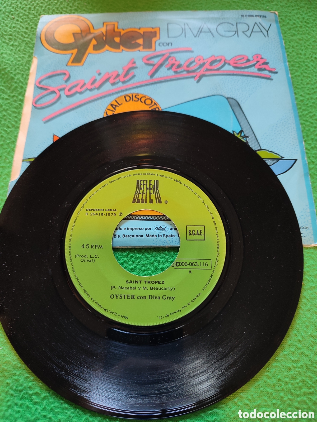 Discos de vinilo: Oyster con Diva Gray - Saint Tropez - Foto 2