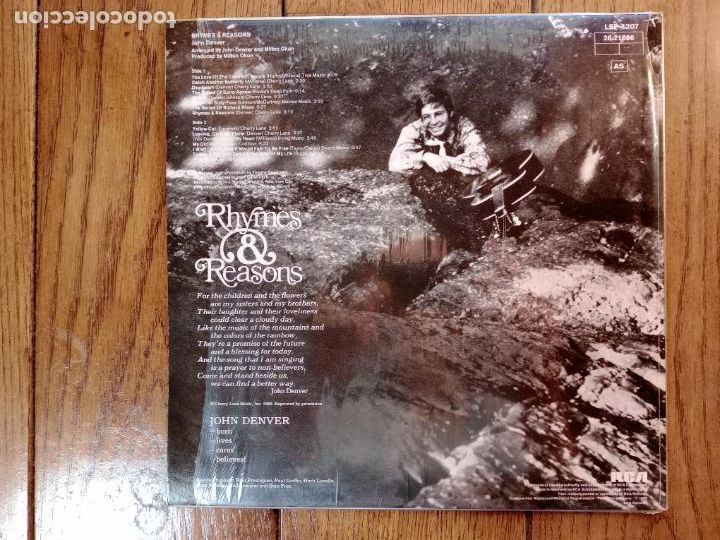 Discos de vinilo: John Denver - rhymes & reasons - Foto 2