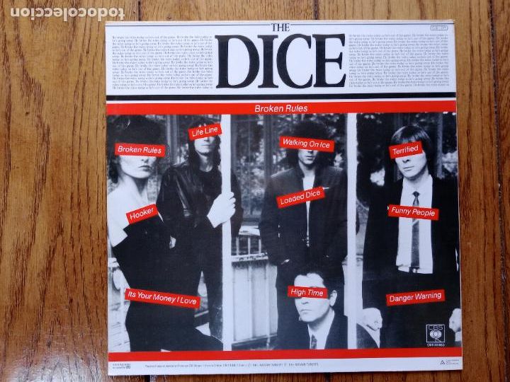 Discos de vinilo: The Dice - Broken rules - Foto 2