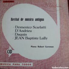 Discos de vinilo: RECITAL DE MUSICA ANTIGUA, SPAIN, CID, 1959, LC.6
