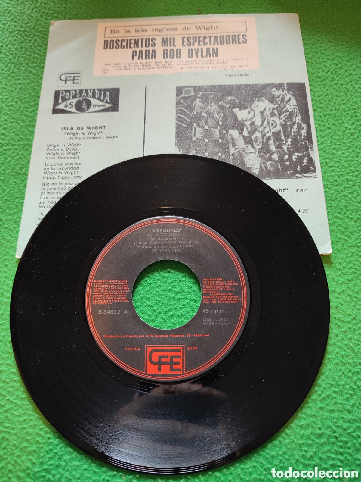 Discos de vinilo: Kerouacs - Isla de Wight - Foto 2