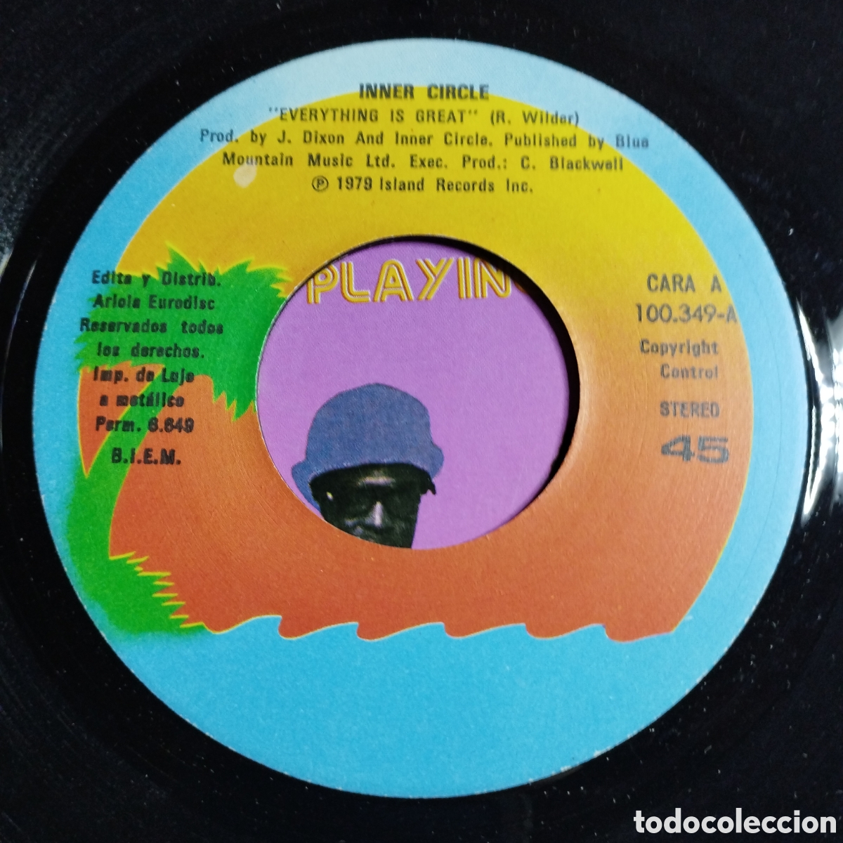 Discos de vinilo: Single 7&rdquo; Inner Circle 1979 Every thing is great + playing It.. - Foto 3