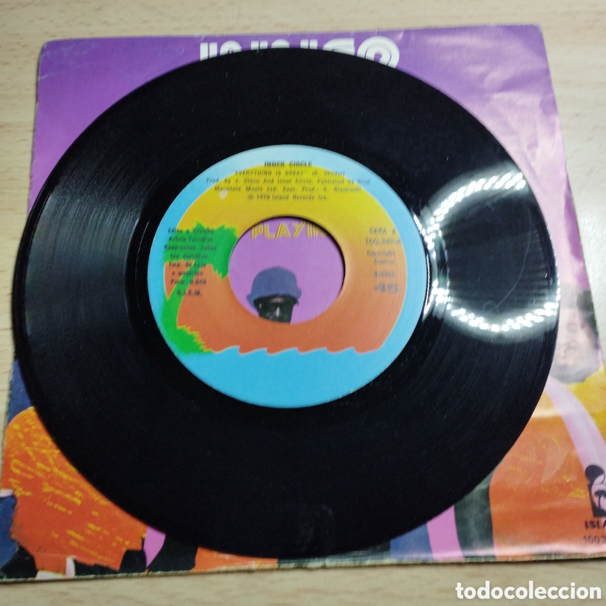 Discos de vinilo: Single 7&rdquo; Inner Circle 1979 Every thing is great + playing It.. - Foto 4
