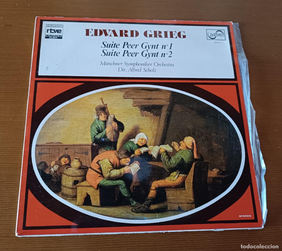 Discos de vinilo: Edward Grieg (Suite Peer Gynt 1 y 2 - Foto 1