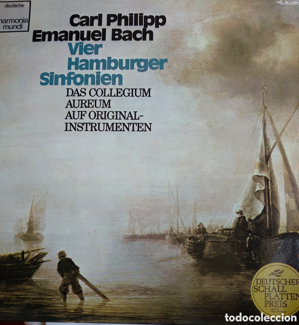 Discos de vinil: CARL PHILIPS, EMANUEL BACH, SPAIN, HARMONIA, 1979, LC.3