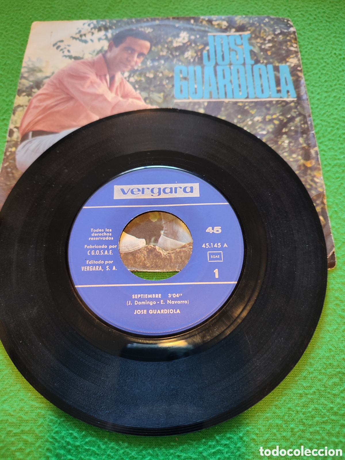 Discos de vinilo: Jos&eacute; Guardiola - Septiembre - Foto 2