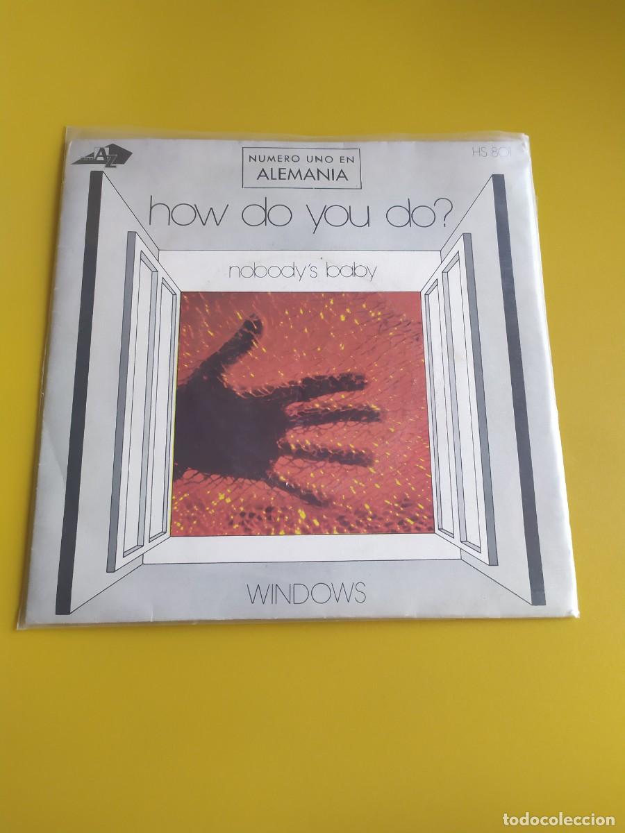 Discos de vinilo: Windows - How do you do? / Nobodys baby 1972 - Foto 1