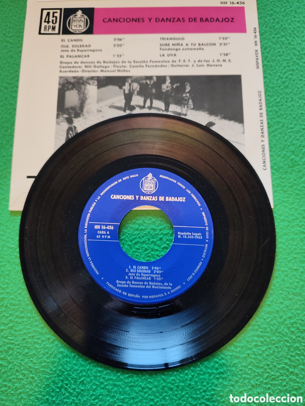Discos de vinilo: Badajoz, canciones y danzas de Badajoz - Foto 2