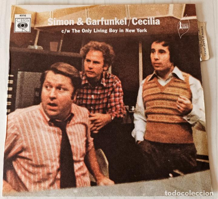 Discos de vinilo: SIMON & GARFUNKEL - CECILIA CBS EDIC. FRANCESA - 1970 - Foto 1